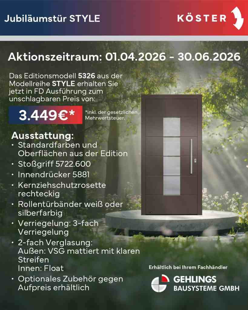 Aktion Koester 2Q fenster türen bauelemente